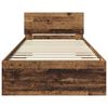 vidaXL Struttura del letto Legno vecchio 90 x 190 cm Legno multistrato