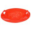 vidaXL Slittino Rotondo Rosso 66,5 cm in PP