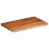 vidaXL Piano Tavolo 50x30x3,8 cm Rettangolare Legno Massello Acacia
