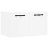 vidaXL Mobile a Parete Bianco 60x36,5x35 cm in Legno Multistrato