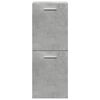 vidaXL Set Mobili da Bagno 4 pz Grigio Cemento in Legno Multistrato