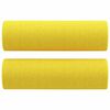 vidaXL Set di Divani 4 pz con Cuscini Giallo Chiaro in Tessuto