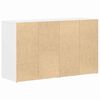 vidaXL Credenza con cassetto Bianco 120 x 36 x 69 cm Legno multistrato