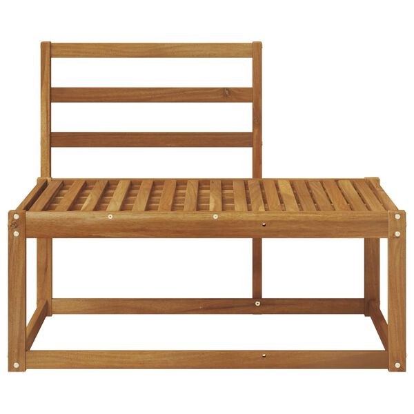 vidaXL Divano da Esterno Naturale 91 x 63 x 73 cm