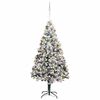 vidaXL Albero di Natale artificiale con 300 LED Bianco 180 cm