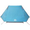 vidaXL Tenda da Campeggio per 2 Persone Blu Impermeabile