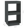 vidaXL Libreria Grigia 40x35x71 cm in Legno Massello di Pino