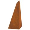 vidaXL Focolare Marrone 58 x 40 x 100 cm acciaio corten