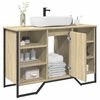 vidaXL Mobile Lavabo Bagno Rovere Sonoma 91x35x60 cm in Truciolato