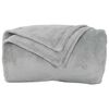 vidaXL Coperte da Pile 6 pcs Grigio 220 x 240 cm Panno