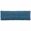 vidaXL Cuscino per Schiena Blu 160 x 50 cm Tessuto in Cords