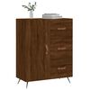 vidaXL Credenza Rovere Marrone 69,5x34x90 cm in Legno Multistrato