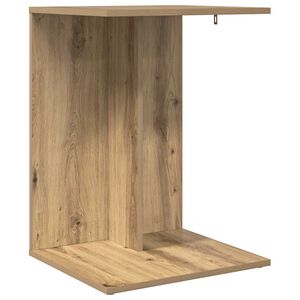 vidaXL Tavolo laterale Rovere artigianale 45 x 40 x 62,5 cm