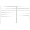 vidaXL Testiera in Metallo Bianco 200 cm