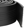 vidaXL Sigillo Porta Garage Nero 70 x 6 mm 2,5 m PVC