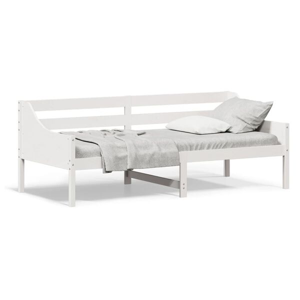 vidaXL Dormeuse senza Materasso Bianca 80x200 cm Legno Massello Pino