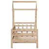 vidaXL Dormeuse con Tetto 80x200 cm in Legno Massello di Pino
