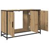 vidaXL Mobile da Bagno con porta Rovere artigianale 90 x 33 x 60 cm