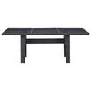 vidaXL Set da Pranzo da Giardino 9 pz in Polyrattan Nero
