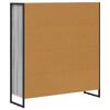 vidaXL Armadio per Libri 2 pcs Grigio Sonoma 99,5 x 30 x 108 cm