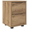 vidaXL Comodino Rovere artigianale 30,5 x 30 x 43 cm Legno multistrato