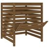 vidaXL Compostiera Ambra 82,5x82,5x99,5 cm in Legno Massello di Pino