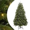 vidaXL Albero di Natale artificiale 300 cm 300 LED Bianco caldo Verde