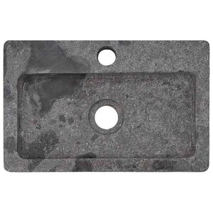 vidaXL Lavello a Parete Grigio 38x24x6,5 cm in Marmo