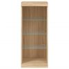 vidaXL Credenza con Luci LED Rovere Sonoma 41x37x100 cm