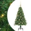 vidaXL Albero di Natale artificiale con 150 LED Verde 120 cm