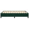 vidaXL Struttura Letto a Rete a Molle Verde Scuro 140x200 cm in Velluto