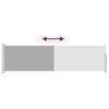 vidaXL Tenda Laterale Retrattile per Patio 140x500 cm Grigia