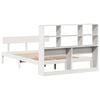 vidaXL Letto Libreria senza Materasso Bianco 140x190 cm Legno di Pino