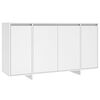vidaXL Credenza Bianca 135x41x75 cm in Truciolato