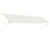 vidaXL Tenda da Sole Retrattile 400x150 cm Crema