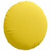 vidaXL Cuscini per Seduta 2 pcs Giallo Chiaro Ø50 x 19 cm Tessuto