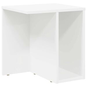 vidaXL Tavolino Bianco 37 x 32 x 40 cm Legno multistrato