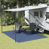 vidaXL Tappeto da Tenda Blu 4x3 m