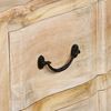 vidaXL Credenza in Legno Massello di Mango 200x40x90 cm