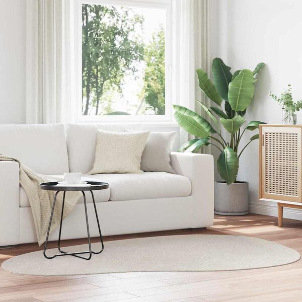 vidaXL Tappeti per area HUARTE Sabbia 140 x 200 cm Poliestere