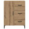 vidaXL Credenza Rovere artigianale 69,5 x 34 x 90 cm Legno multistrato