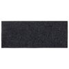 vidaXL Tappetini per scale autoadesivi 15 pz 60x25 cm Grigio Scuro Rettangolari