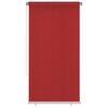 vidaXL Tenda a Rullo per Esterni 120x230 cm Rossa HDPE