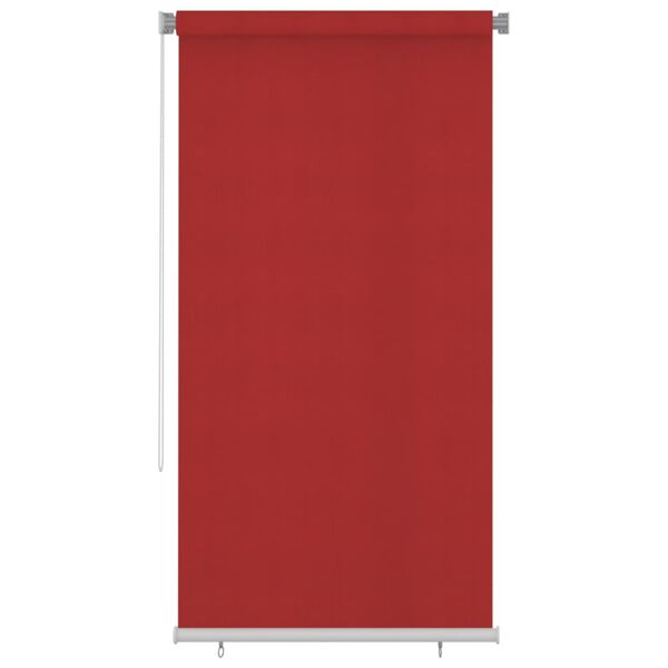 vidaXL Tenda a Rullo per Esterni 120x230 cm Rossa HDPE