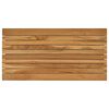 vidaXL Piano del tavolo 80 x 40 x 3,5 cm Rettangolare Naturale