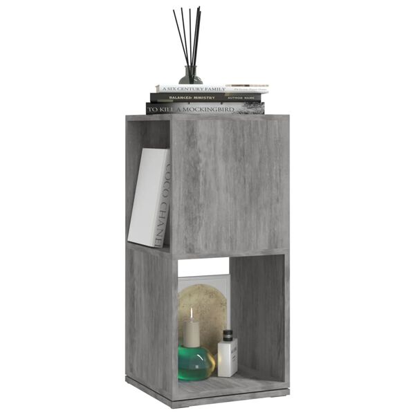 vidaXL Armadietto Girevole Grigio Cemento 34,5x34,5x75,5cm Truciolato