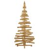 vidaXL Alberi di Natale Marrone 180 cm Legno di pino massello