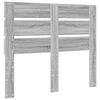 vidaXL Testiera Grigio Sonoma 135 cm Legno multistrato