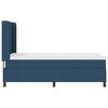 vidaXL Letto a molle con materasso Blu 190 x 90 cm Tessuto