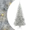 vidaXL Albero di Natale Argento 210 cm PET